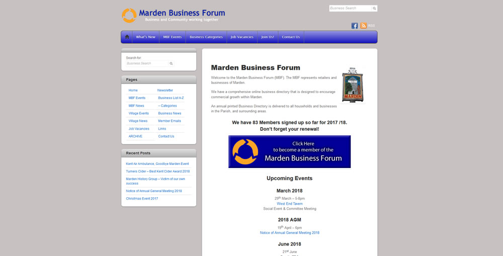 Marden Business Forum